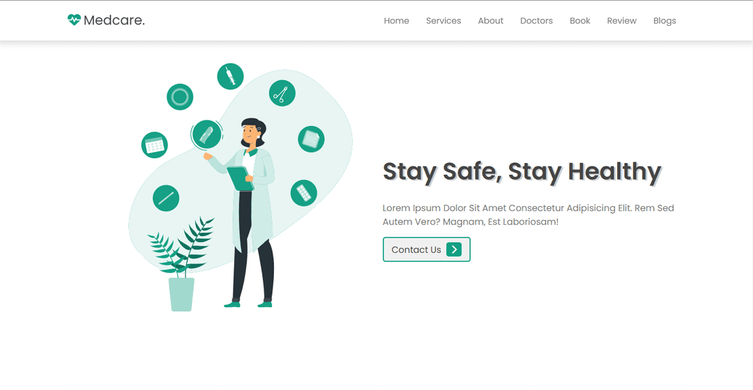Hospital Website Static Design 