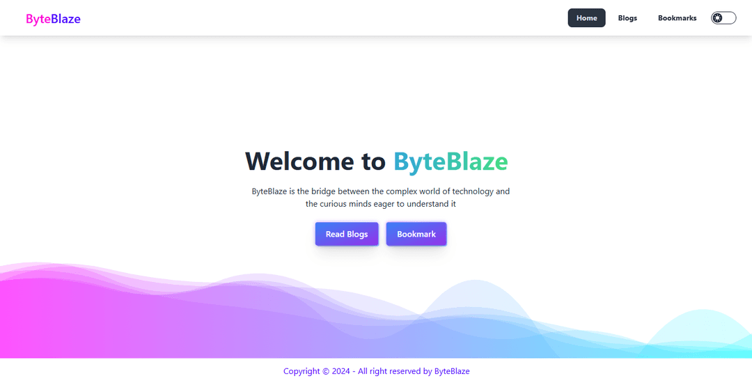 A Blog Website ByteBlaze